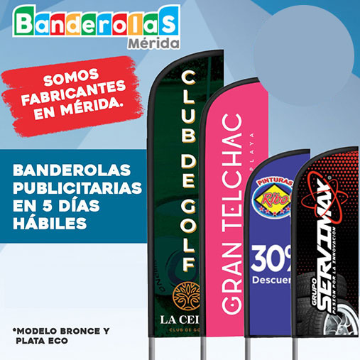 Banderas Publicitarias en Mérida