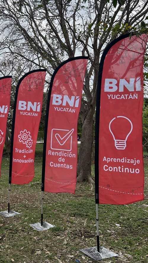 Banderolas en Mérida