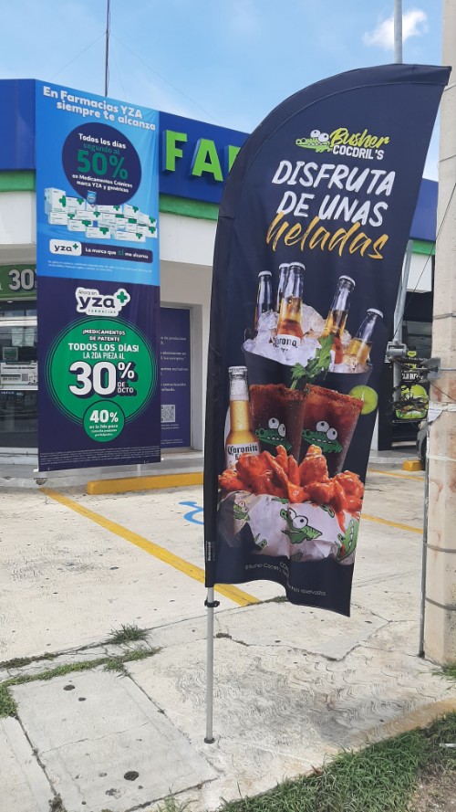 Banderolas en Mérida