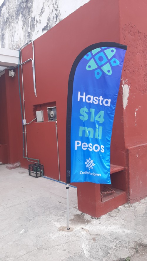 Banderolas en Mérida