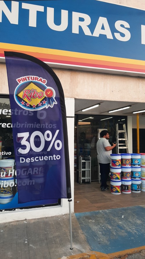 Banderolas en Mérida