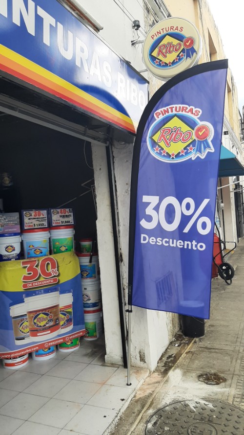 Banderolas en Mérida